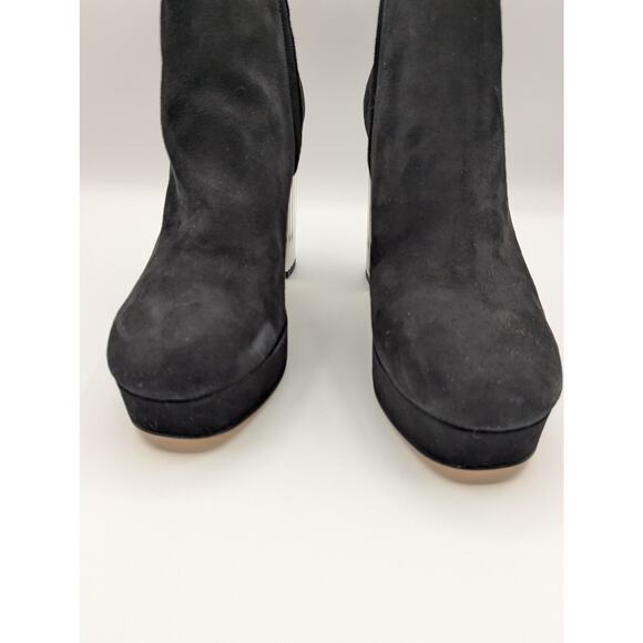 NIB Michael Kors Women's Porter Suede Platform Ankle Boot Size 8 - Picture 4 of 14